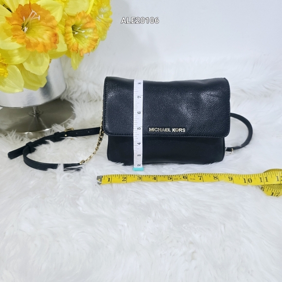 Michael Kors Black Leather Crossbody Bag - Picture 5 of 15